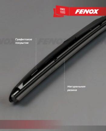 689 р. Щетка стеклоочистителя передняя (гибридная) FENOX Hybrid Vision Honda Mobilio Spike 1 GK1,GK2 дорестайлинг (2002-2004)  с доставкой в г. Чебоксары. Увеличить фотографию 7