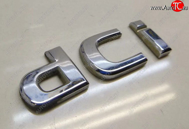 1 129 р. Эмблема крышки багажника dCi Toyota Kluger XU20 рестайлинг (2003-2007) (Хром)  с доставкой в г. Чебоксары