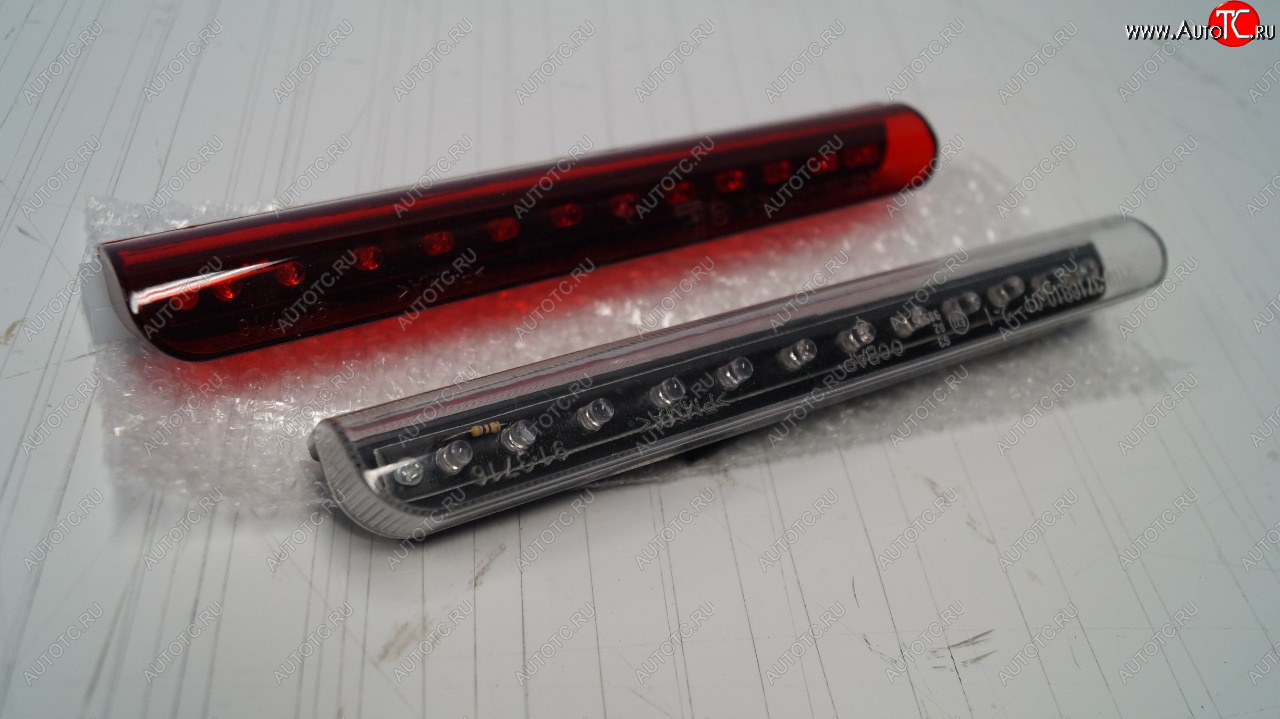 369 р. Универсальный LED стоп сигнал 21103716810 (22х2х4 см) Ford Focus 4 CEW хэтчбэк дорестайлинг (2018-2021) (Красный)  с доставкой в г. Чебоксары
