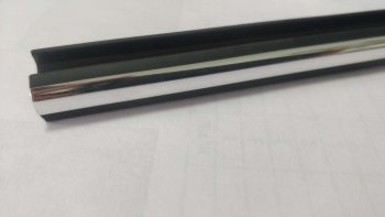 108 р. Универсальный уплотнитель FlexLine (8 mm U-LIP 2 лепестка, хромированная полоса, 1 погонный метр) Lexus NX200T Z10 (2014-2017)  с доставкой в г. Чебоксары. Увеличить фотографию 3