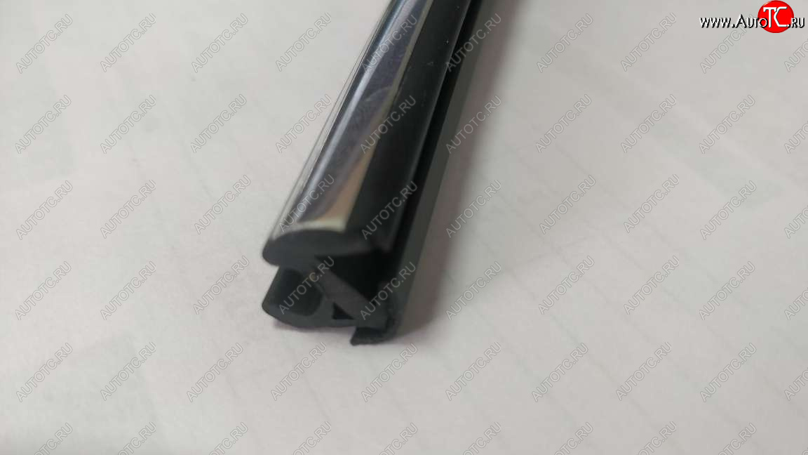 108 р. Универсальный уплотнитель FlexLine (8 mm U-LIP 2 лепестка, хромированная полоса, 1 погонный метр) Lexus NX200T Z10 (2014-2017)  с доставкой в г. Чебоксары