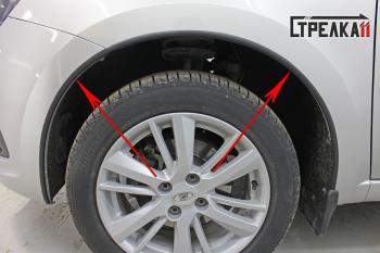 1 799 р. Универсальный антискол колесных арок (134-139 см) Стрелка11 Lexus RX 200T AL20 дорестайлинг (2015-2017) (2 штуки)  с доставкой в г. Чебоксары. Увеличить фотографию 6
