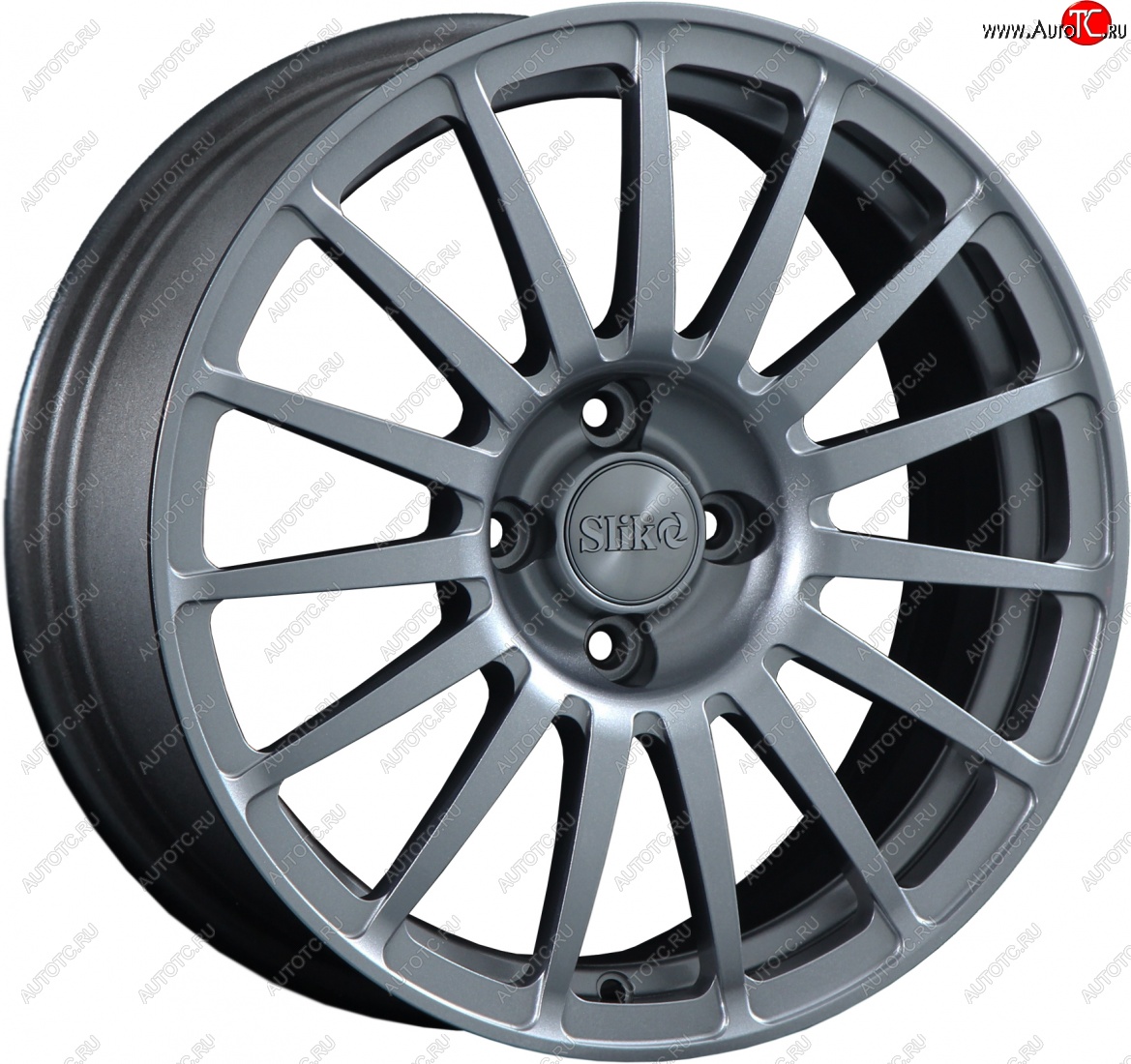 18 999 р. Кованый диск Slik classik R16x6.5 Серебристый тёмный (S25) 6.5x16   (Цвет: S25)  с доставкой в г. Чебоксары