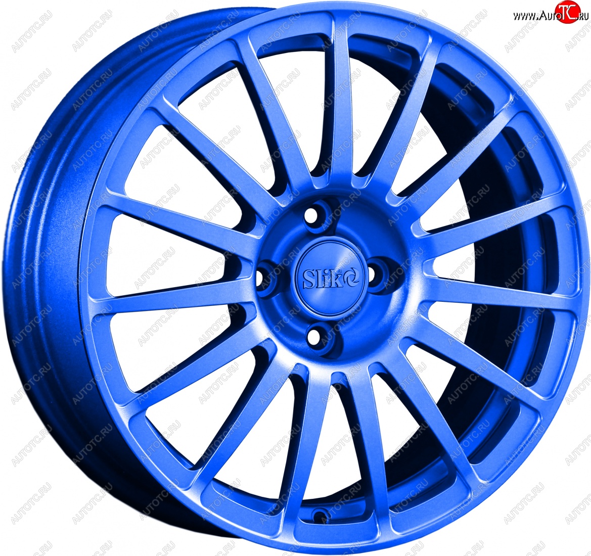 18 999 р. Кованый диск Slik classik R16x6.5 Синий (BLUE) 6.5x16   (Цвет: BLUE)  с доставкой в г. Чебоксары