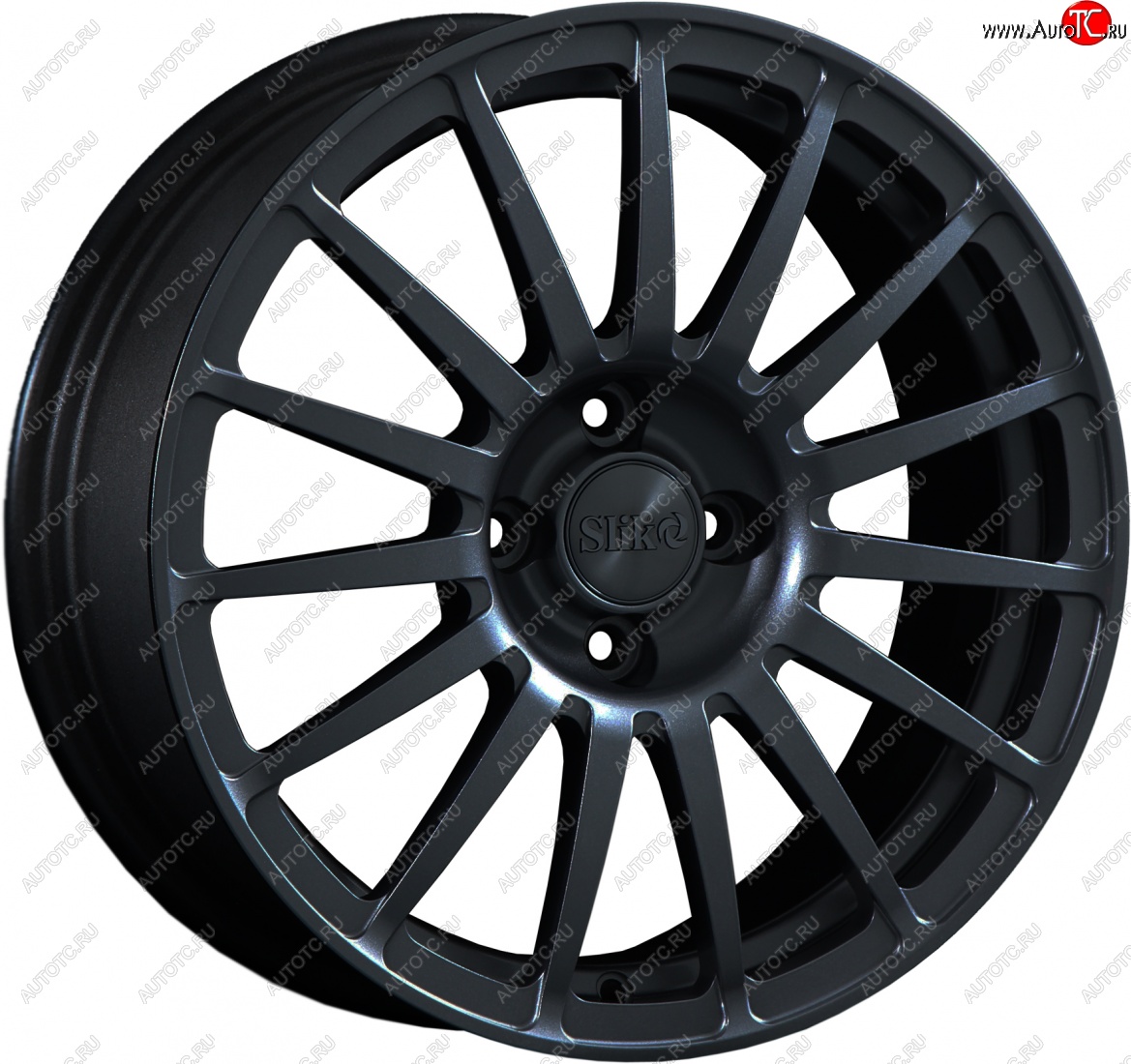 18 999 р. Кованый диск Slik classik R16x6.5 Черный глянцевый (BK) 6.5x16   (Цвет: BK)  с доставкой в г. Чебоксары