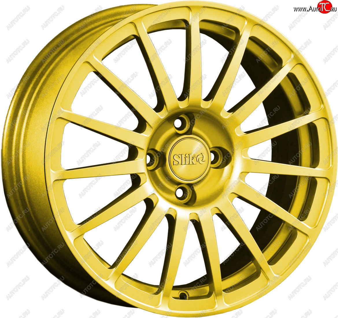 18 999 р. Кованый диск Slik classik R16x6.5 Ярко желтый RAL 1021 (YELLOW) 6.5x16   (Цвет: YELLOW)  с доставкой в г. Чебоксары