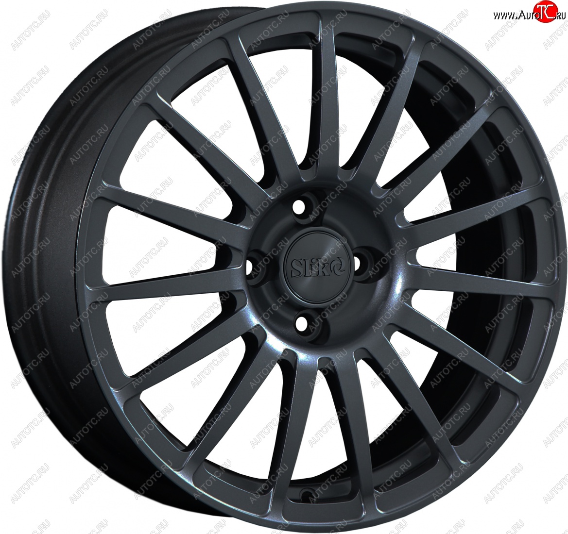 18 999 р. Кованый диск Slik classik R16x6.5 Графит глянцевый (GM) 6.5x16   (Цвет: GM)  с доставкой в г. Чебоксары