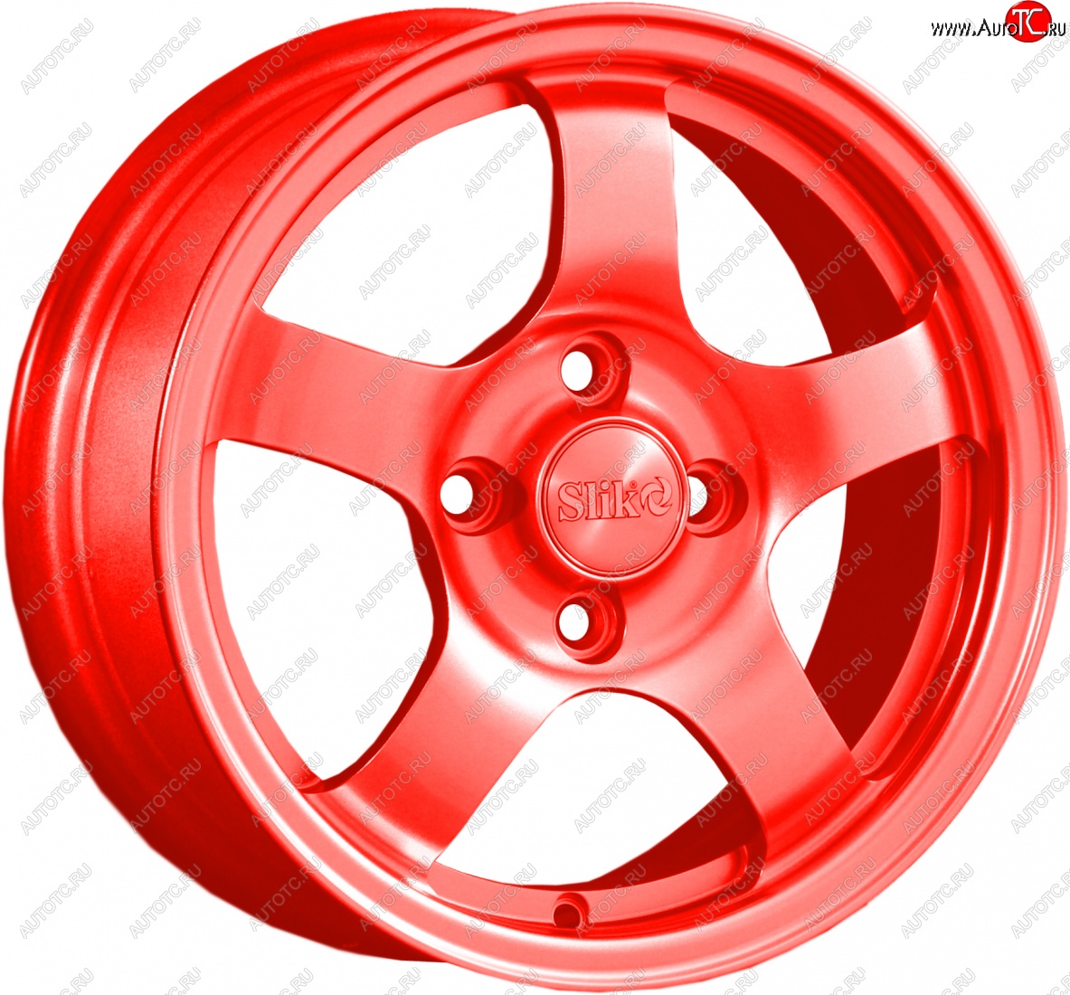 12 799 р. Кованый диск Slik Classik 6x14 (Ярко-алый 3026)   (Цвет: Ярко-алый 3026)  с доставкой в г. Чебоксары