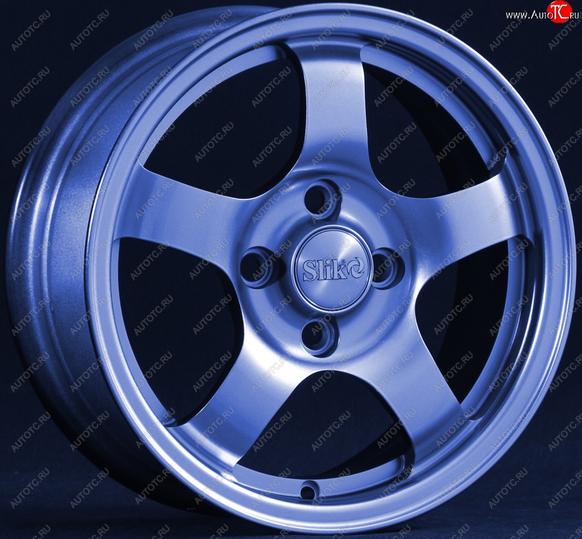 12 799 р. Кованый диск Slik Classik 6x14 (Синий BLUE)   (Цвет: Синий BLUE)  с доставкой в г. Чебоксары