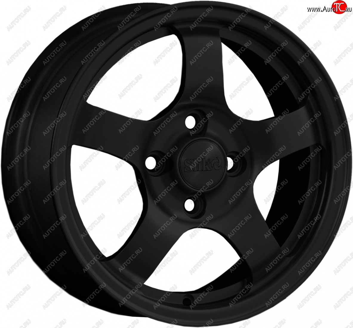 12 799 р. Кованый диск Slik Classik 6x14 (Чёрный глянцевый BK)   (Цвет: Чёрный глянцевый BK)  с доставкой в г. Чебоксары