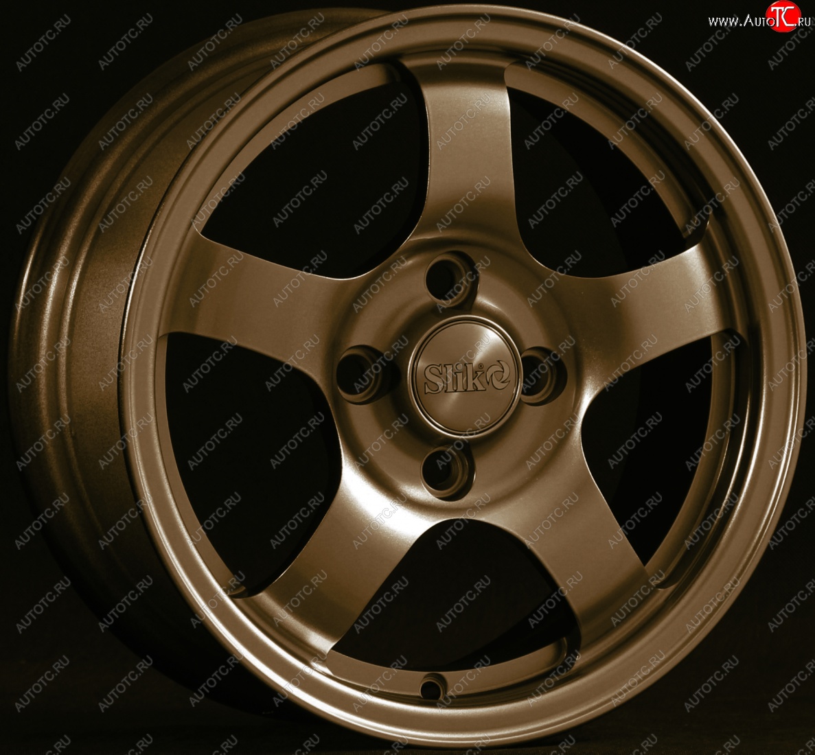 12 799 р. Кованый диск Slik Classik 6x14 (Коньяная бронза BRZCGN)   (Цвет: Коньяная бронза BRZCGN)  с доставкой в г. Чебоксары