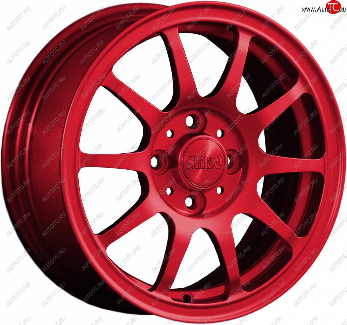 12 799 р. Кованый диск Slik Classik 6x14 (Красный)   (Цвет: Красный)  с доставкой в г. Чебоксары
