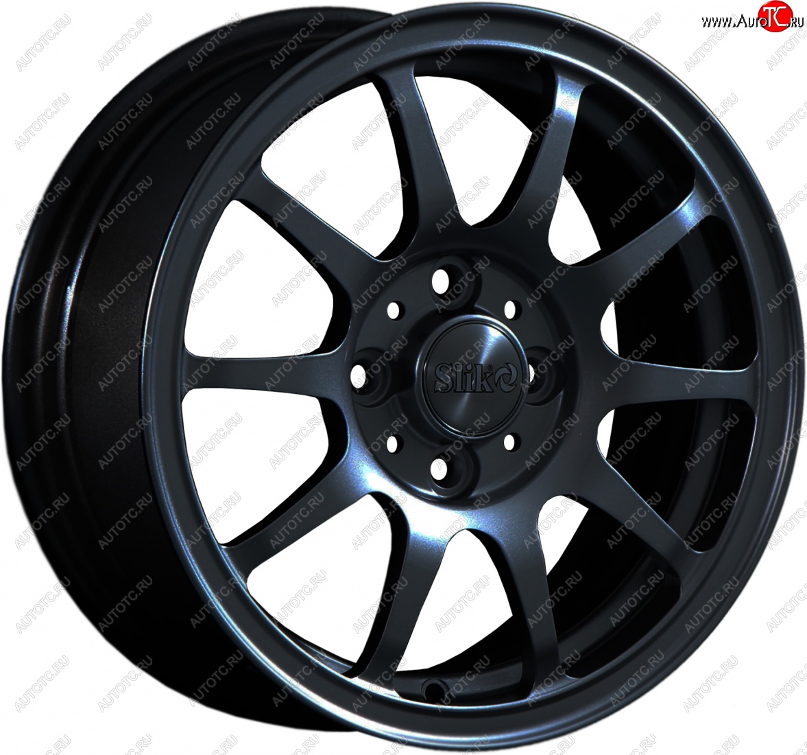 12 799 р. Кованый диск Slik Classik 6x14 (Черный матовый)   (Цвет: Черный матовый)  с доставкой в г. Чебоксары