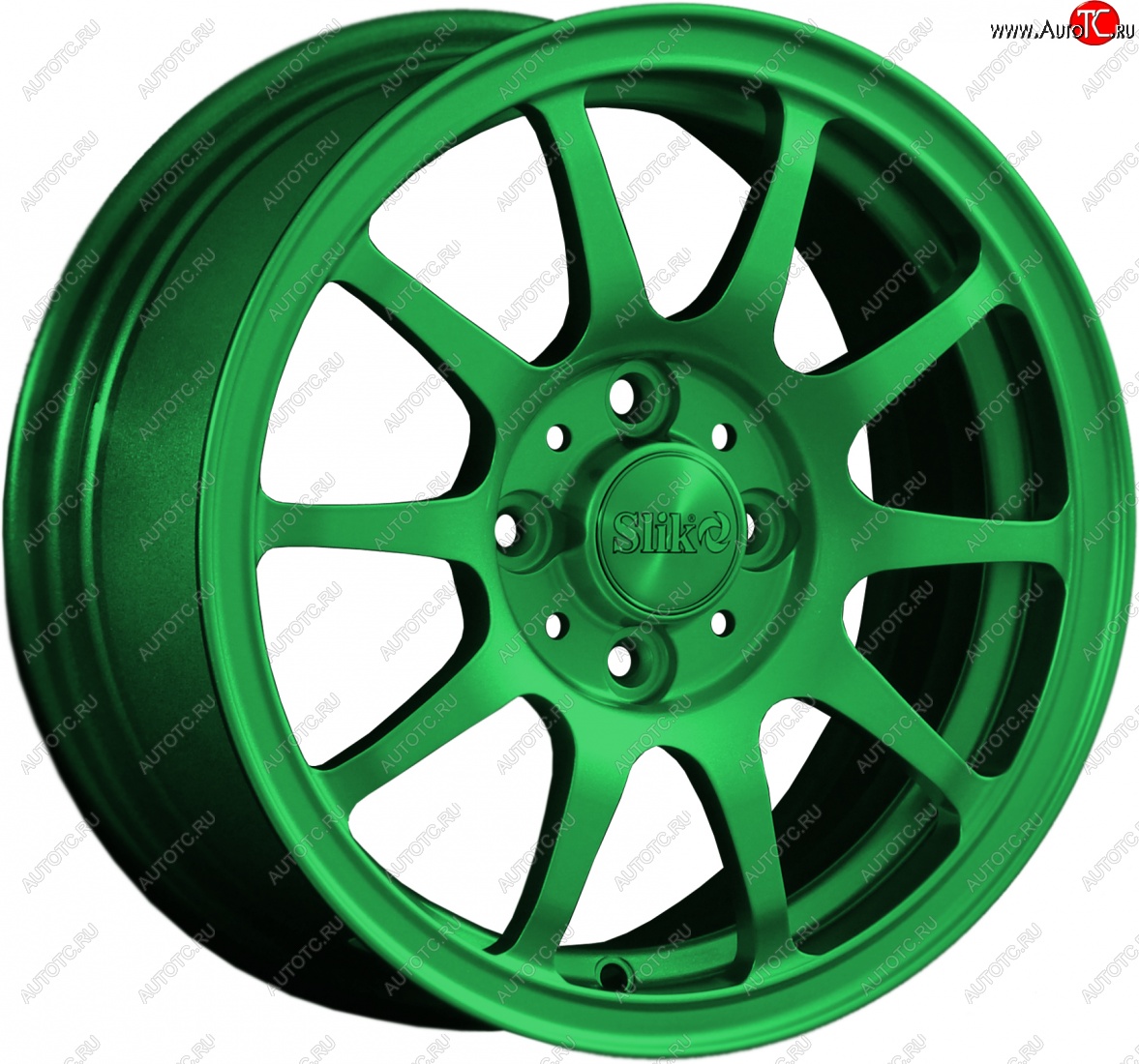 12 799 р. Кованый диск Slik Classik 6x14 (Зеленый)   (Цвет: Зеленый)  с доставкой в г. Чебоксары