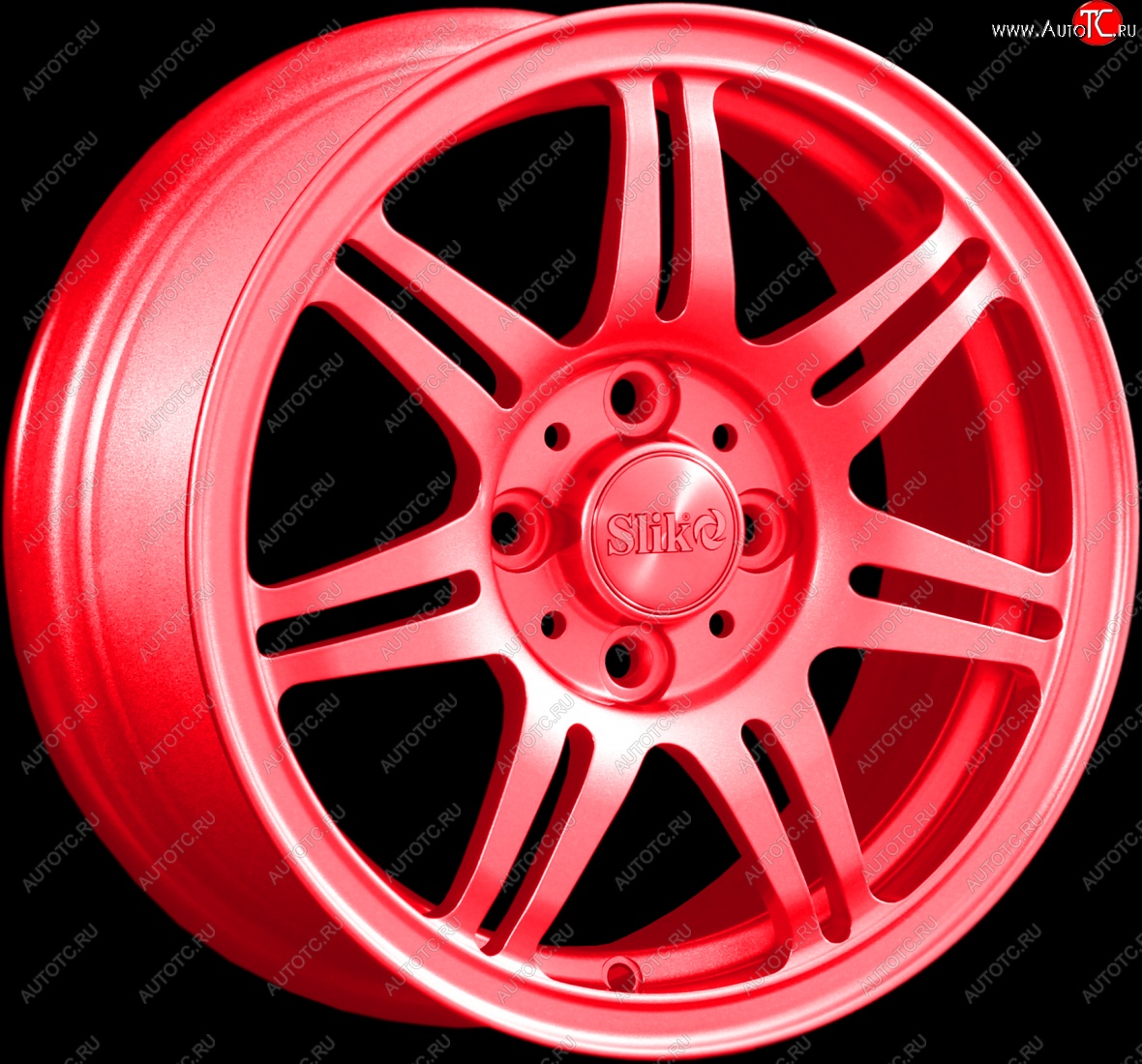 12 799 р. Кованый диск Slik Classik 6x14 (RAL 3026 ярко алый)   (Цвет: RAL 3026 ярко алый)  с доставкой в г. Чебоксары