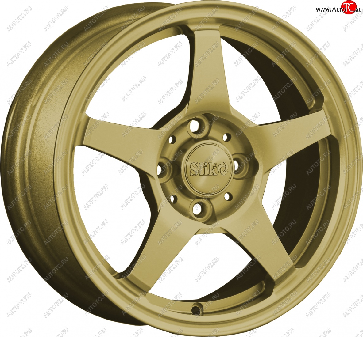 12 799 р. Кованый диск Slik Classik 6x14 (Металлик золотой)   (Цвет: Металлик золотой)  с доставкой в г. Чебоксары