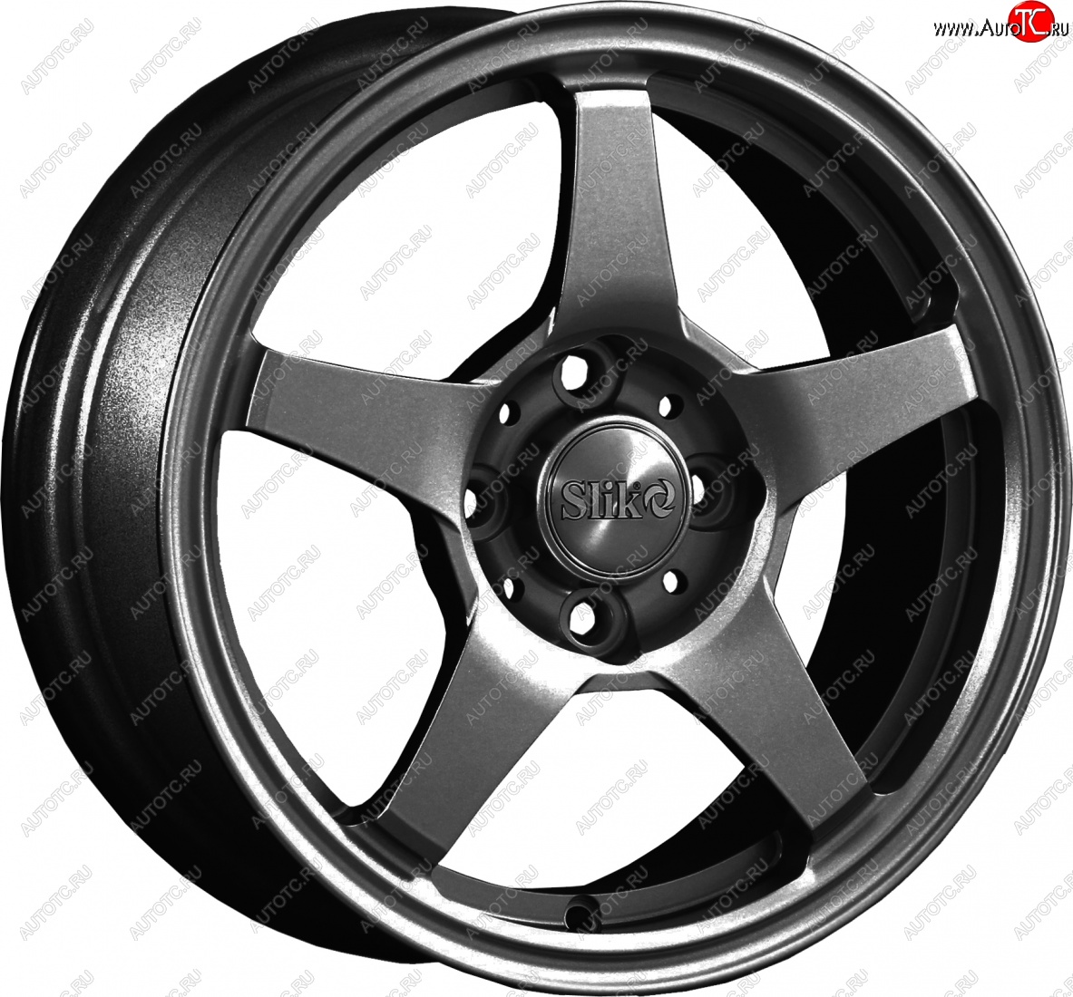 21 499 р. Кованый диск Slik Classik 6x14 (Черный матовый)   (Цвет: Черный матовый)  с доставкой в г. Чебоксары
