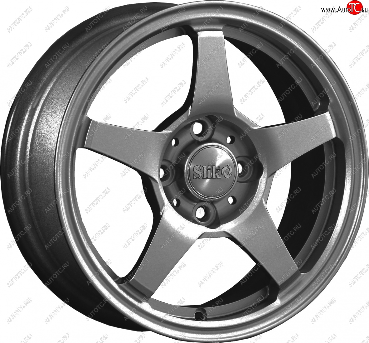 12 799 р. Кованый диск Slik Classik 6x14 (Металлик графит матовый)   (Цвет: Металлик графит матовый)  с доставкой в г. Чебоксары