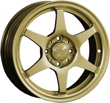 Кованый диск Slik Classik 6x14 (Металлик золотой) Fiat Punto 188 хэтчбэк 5 дв. рестайлинг (2003-2007) 4x98.0xDIA58.1xET35.0