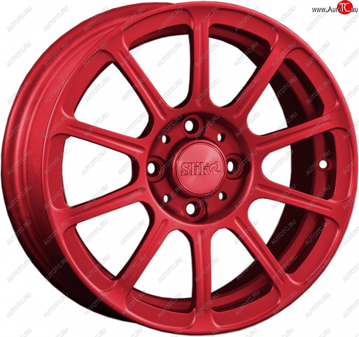5 999 р. Кованый диск Slik Classik 6x14 (Красный)   (Цвет: Красный)  с доставкой в г. Чебоксары