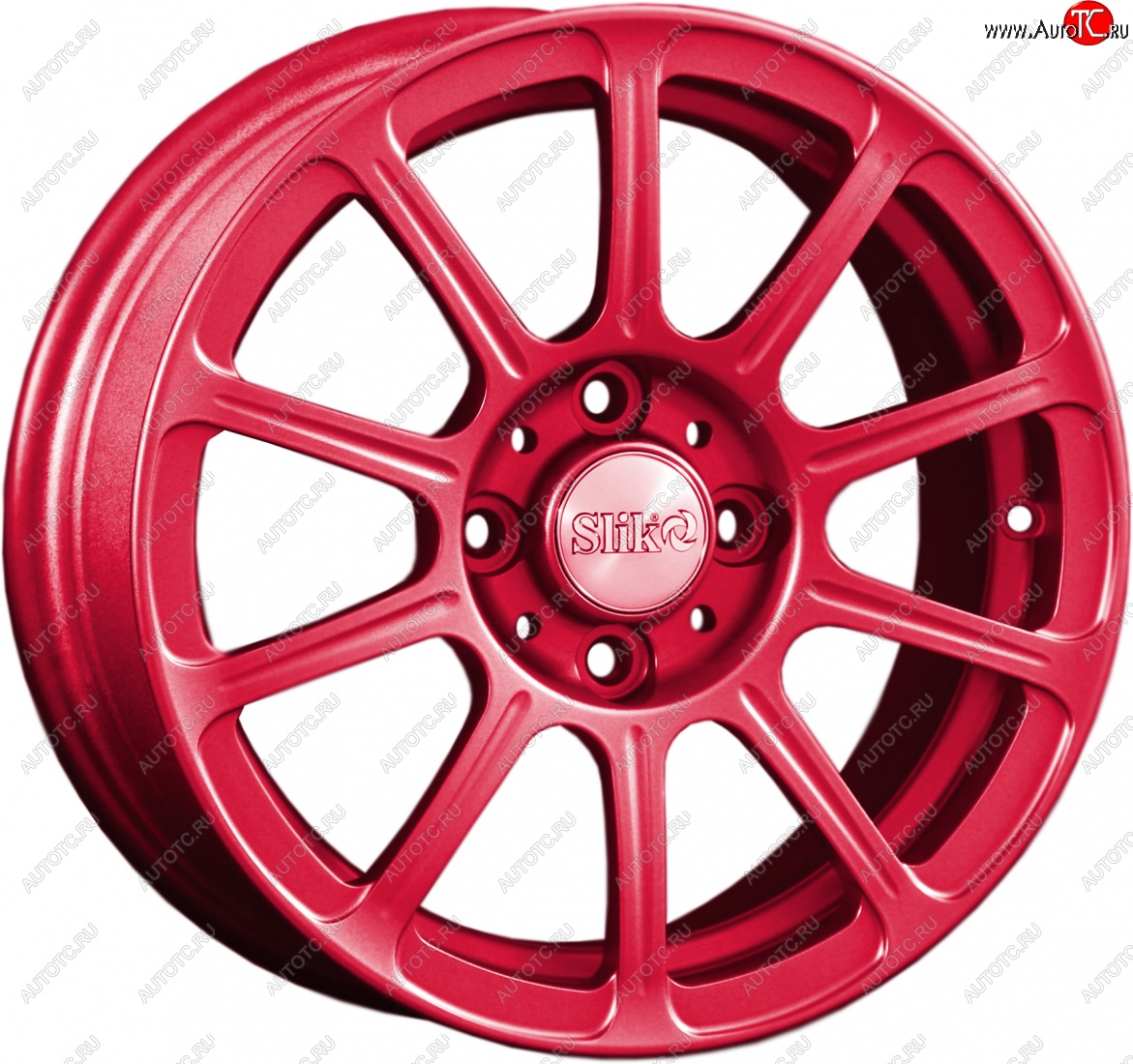 5 999 р. Кованый диск Slik Classik 6x14 (Candy рубиновый)   (Цвет: Candy рубиновый)  с доставкой в г. Чебоксары