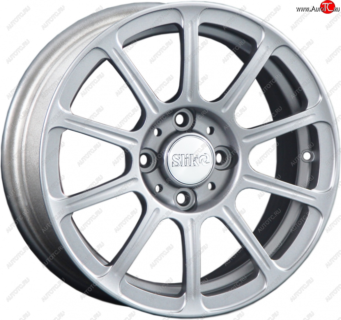 5 999 р. Кованый диск Slik Classik 6x14 (Металлик яркое-блестящее серебро)   (Цвет: Металлик яркое-блестящее серебро)  с доставкой в г. Чебоксары