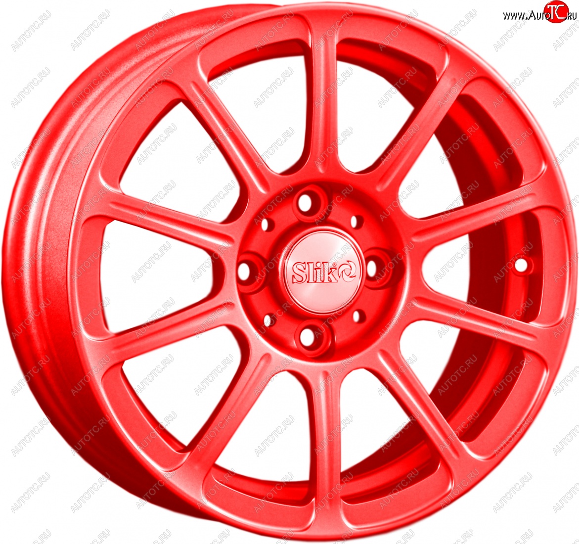 5 999 р. Кованый диск Slik Classik 6x14 (RAL 3026 ярко алый)   (Цвет: RAL 3026 ярко алый)  с доставкой в г. Чебоксары