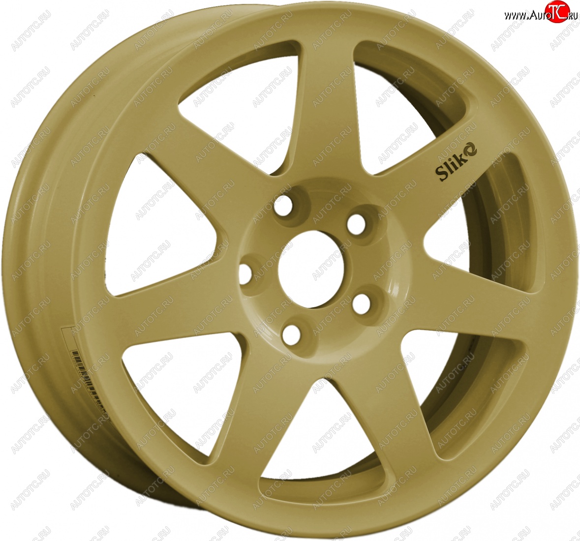 13 499 р. Кованый диск Slik Classik 6x14 (Металлик золотой)   (Цвет: Металлик золотой)  с доставкой в г. Чебоксары