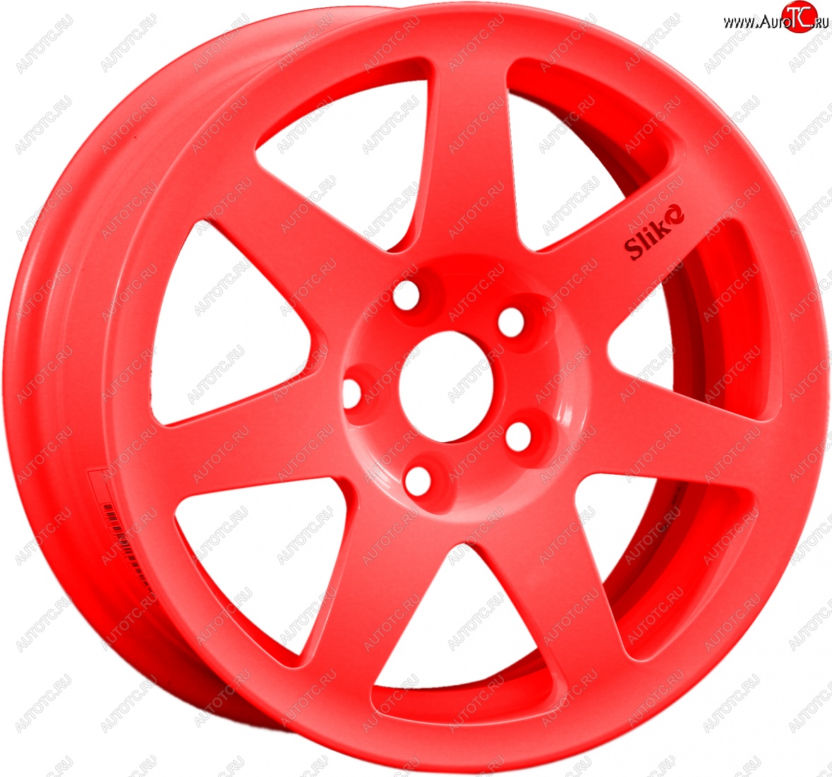 13 499 р. Кованый диск Slik Classik 6x14 (RAL 3026 ярко-алый)   (Цвет: RAL 3026 ярко-алый)  с доставкой в г. Чебоксары