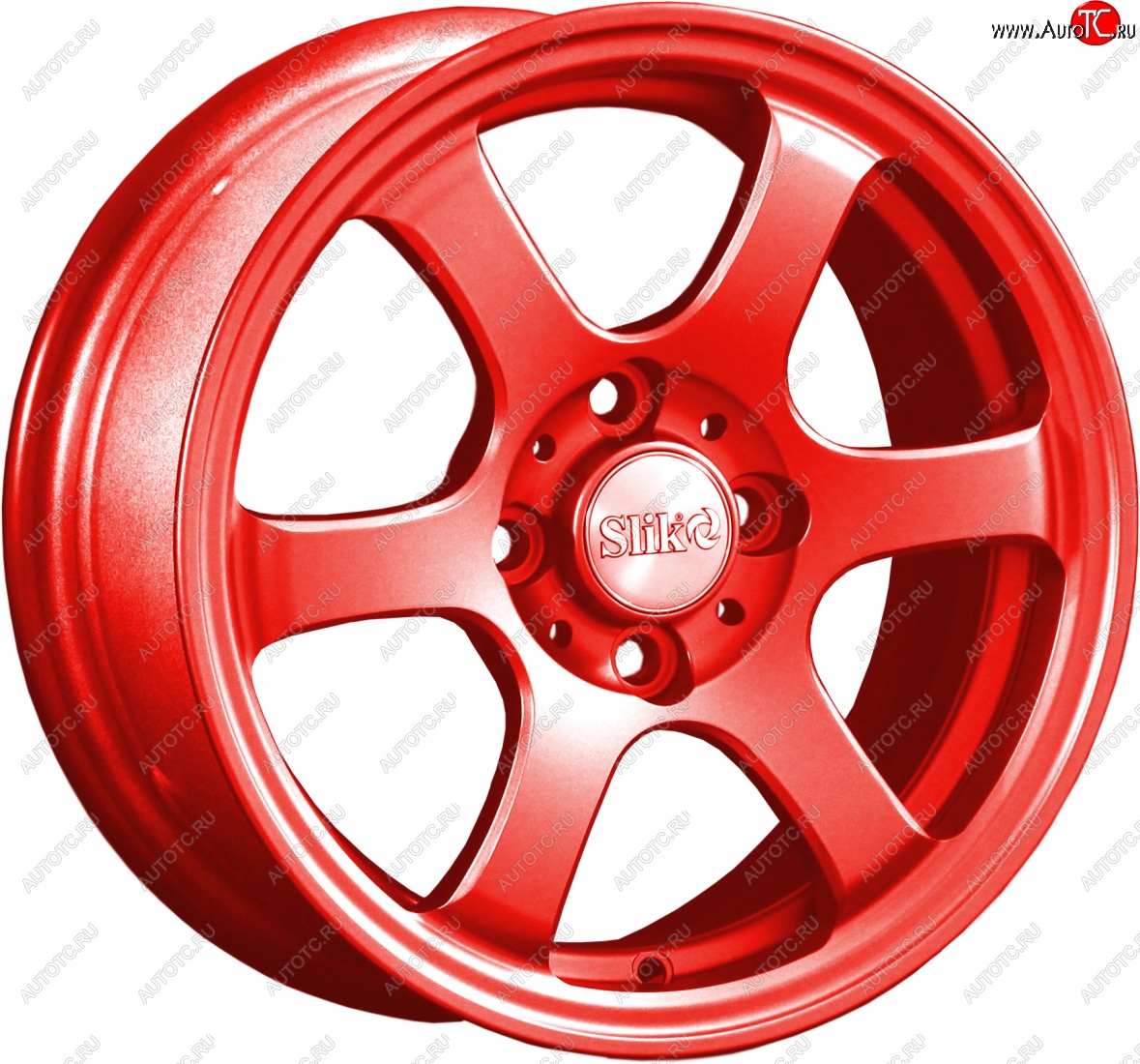 12 799 р. Кованый диск Slik Classik 6x14 (Candy алый)   (Цвет: Candy алый)  с доставкой в г. Чебоксары