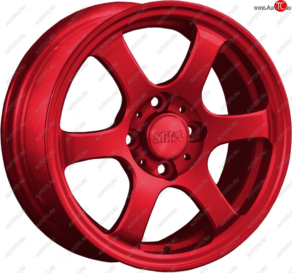 12 799 р. Кованый диск Slik Classik 6x14 (Candy красный)   (Цвет: Candy красный)  с доставкой в г. Чебоксары