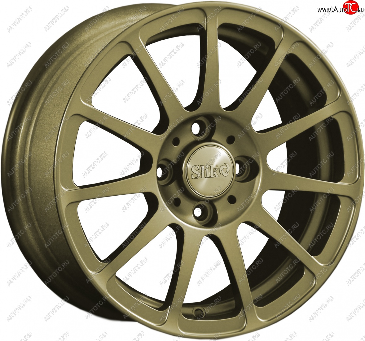 12 799 р. Кованый диск Slik Classik 6x14 (Металлик золотой G)   (Цвет: Металлик золотой G)  с доставкой в г. Чебоксары