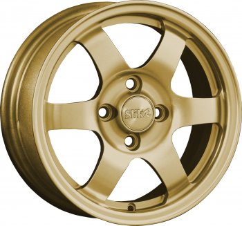 Кованый диск Slik Classik 6x14 (Металлик золотой) Fiat Punto 188 хэтчбэк 5 дв. рестайлинг (2003-2007) 4x98.0xDIA58.1xET35.0