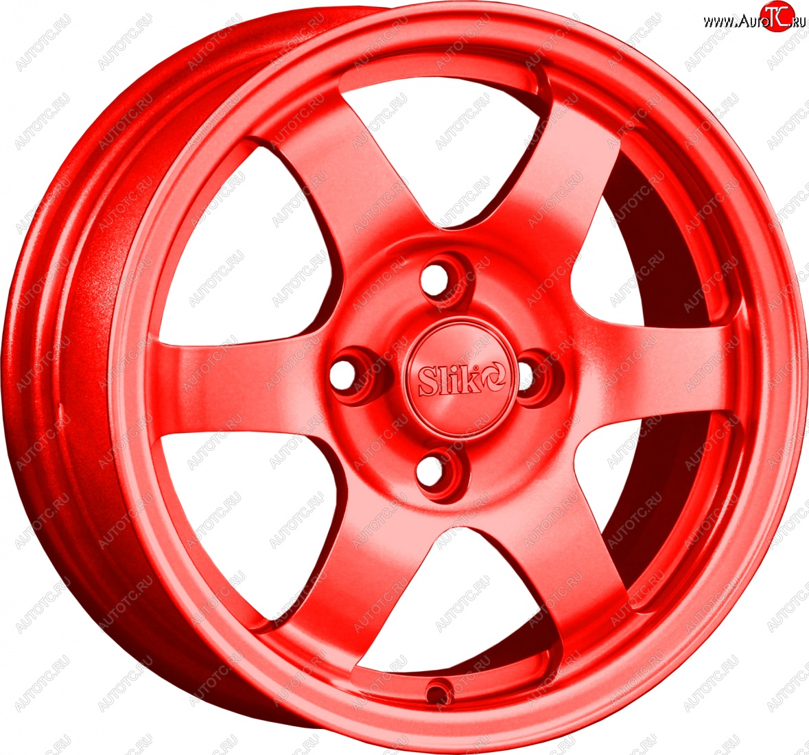 12 799 р. Кованый диск Slik Classik 6x14 (RAL 3026 ярко алый)   (Цвет: RAL 3026 ярко алый)  с доставкой в г. Чебоксары