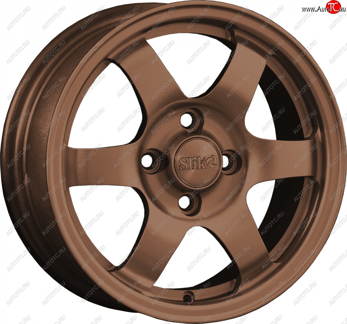 12 799 р. Кованый диск Slik Classik 6x14 (Бронза)   (Цвет: Бронза)  с доставкой в г. Чебоксары