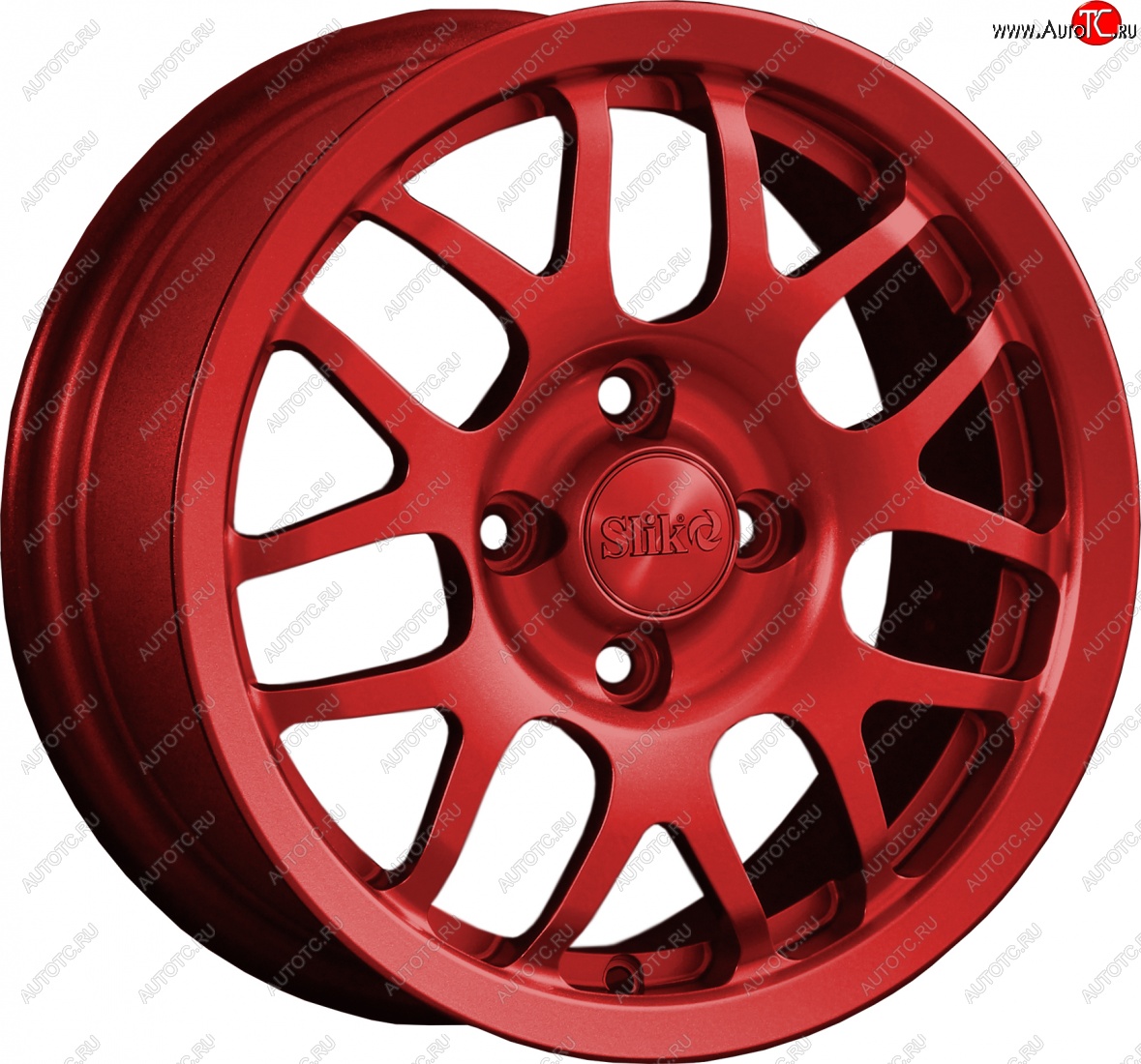 12 799 р. Кованый диск Slik Classik 6x14 (Красный)   (Цвет: Красный)  с доставкой в г. Чебоксары