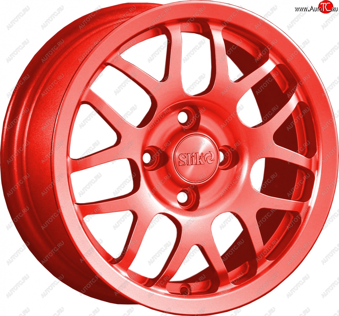 21 499 р. Кованый диск Slik Classik 6x14 (Candy алый)   (Цвет: Candy алый)  с доставкой в г. Чебоксары