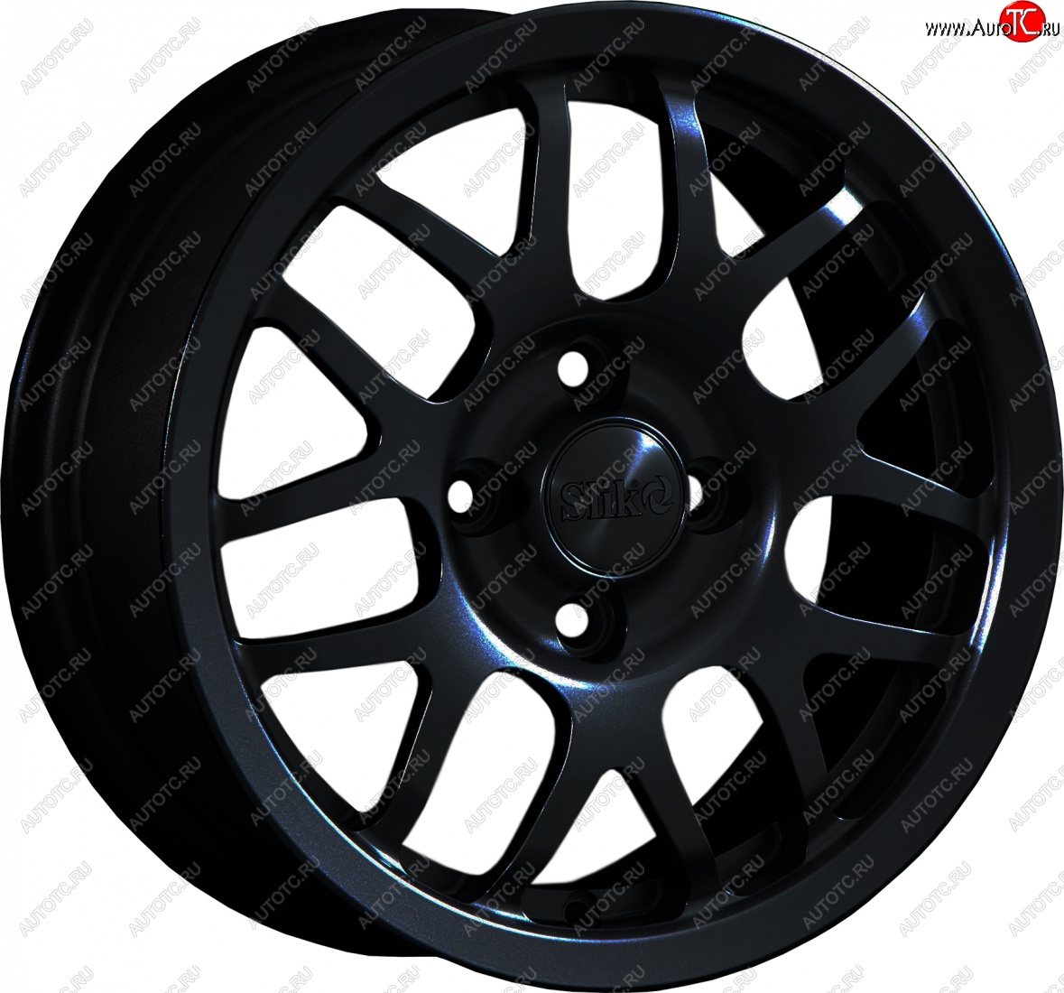 12 799 р. Кованый диск Slik Classik 6x14 (Черный матовый)   (Цвет: Черный матовый)  с доставкой в г. Чебоксары