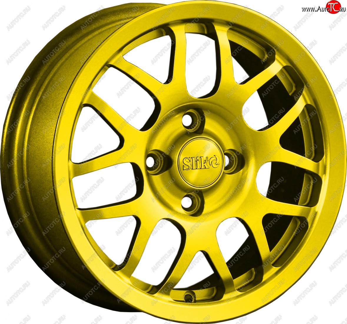 12 799 р. Кованый диск Slik Classik 6x14 (Ярко-желтый RAL 1021)   (Цвет: Ярко-желтый RAL 1021)  с доставкой в г. Чебоксары