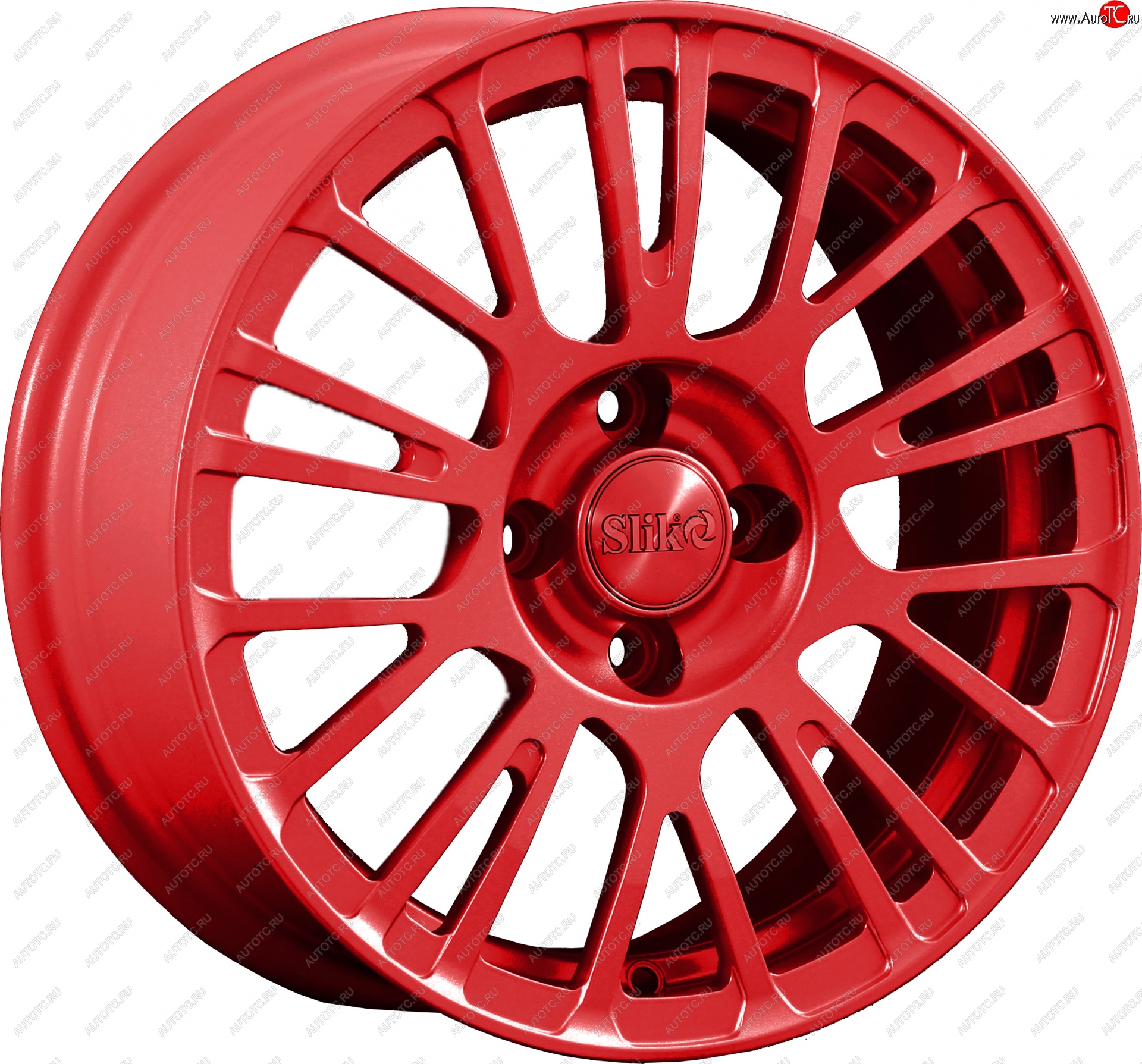 11 899 р. Кованый диск Slik Classik 6.5x15 (Candy красный)   (Цвет: Candy красный)  с доставкой в г. Чебоксары
