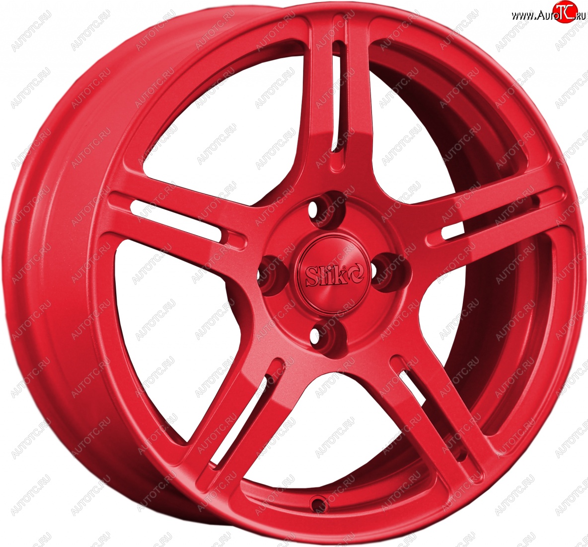 15 249 р. Кованый диск Slik Classik 6.5x15 (Candy красный)   (Цвет: Candy красный)  с доставкой в г. Чебоксары