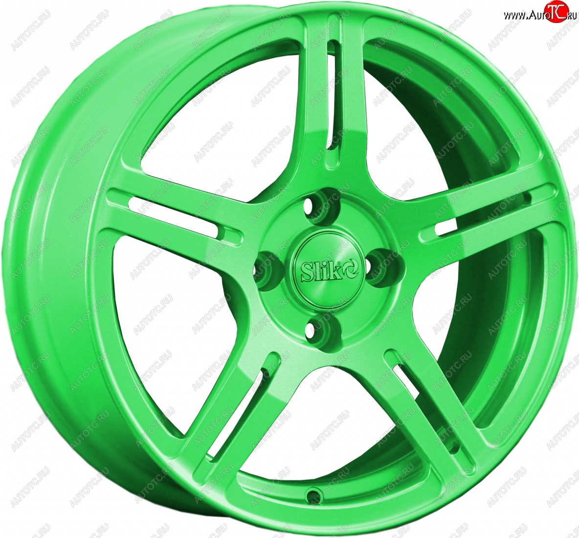 15 249 р. Кованый диск Slik Classik 6.5x15 (RAL 6038 ярко-зеленый)   (Цвет: RAL 6038 ярко-зеленый)  с доставкой в г. Чебоксары