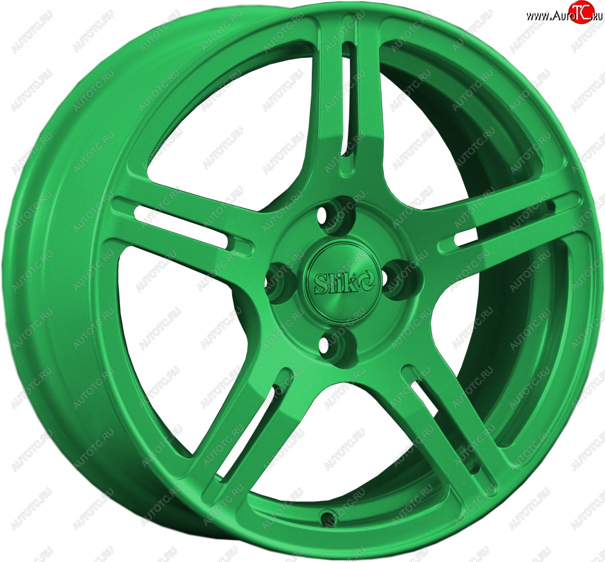 15 249 р. Кованый диск Slik Classik 6.5x15 (Зеленый)   (Цвет: Зеленый)  с доставкой в г. Чебоксары