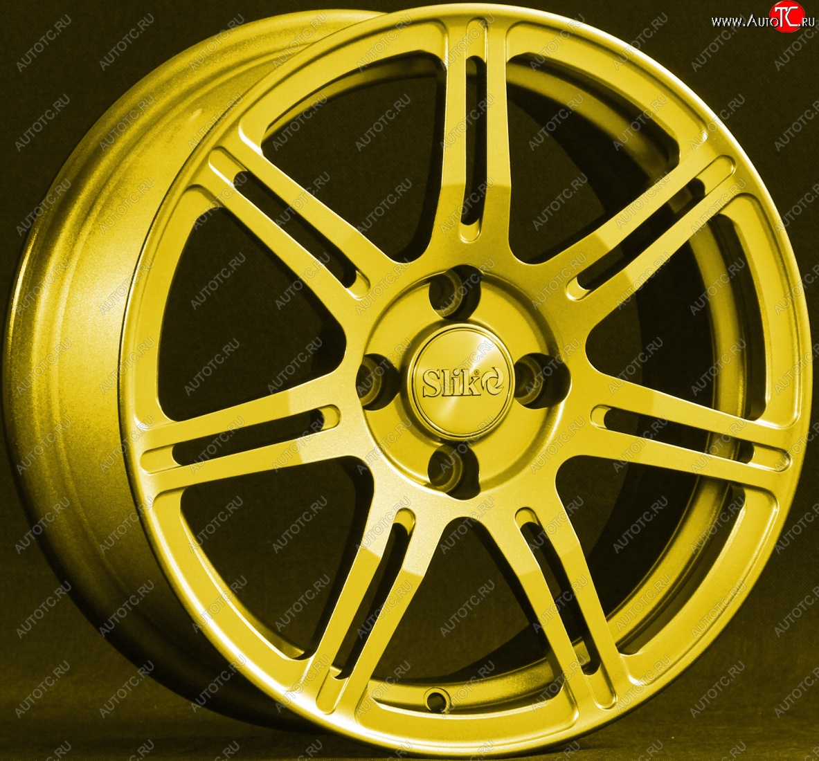 15 249 р. Кованый диск Slik Classik 6.5x15 (Ярко-желтый RAL 1021)   (Цвет: Ярко-желтый RAL 1021)  с доставкой в г. Чебоксары