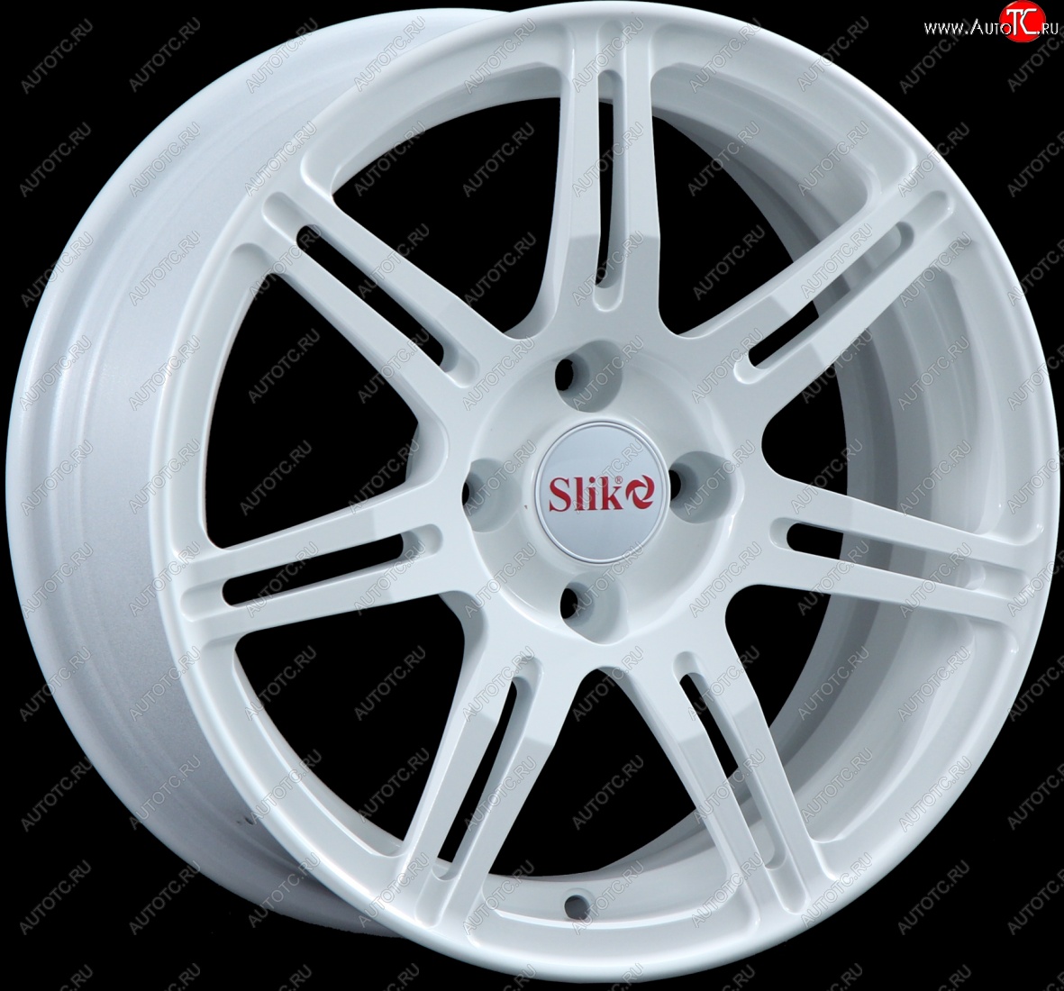 15 249 р. Кованый диск Slik Classik 6.5x15 (Белый)   (Цвет: Белый)  с доставкой в г. Чебоксары