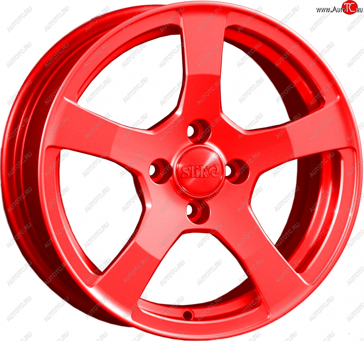 15 599 р. Кованый диск Slik Classik 6.5x15 (Candy алый)   (Цвет: Candy алый)  с доставкой в г. Чебоксары