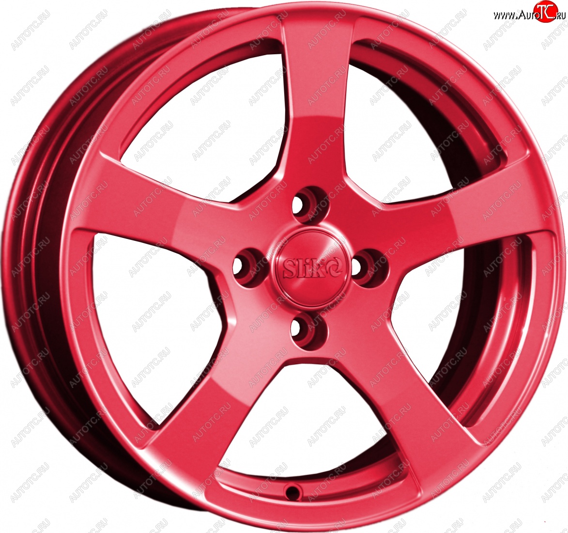 15 599 р. Кованый диск Slik Classik 6.5x15 (Candy рубиновый)   (Цвет: Candy рубиновый)  с доставкой в г. Чебоксары