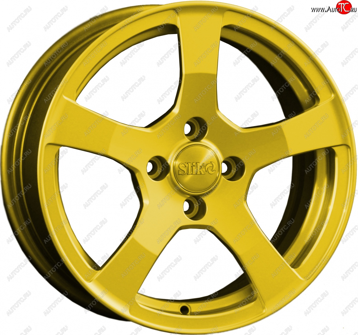 15 599 р. Кованый диск Slik Classik 6.5x15 (Ярко-желтый RAL 1021)   (Цвет: Ярко-желтый RAL 1021)  с доставкой в г. Чебоксары