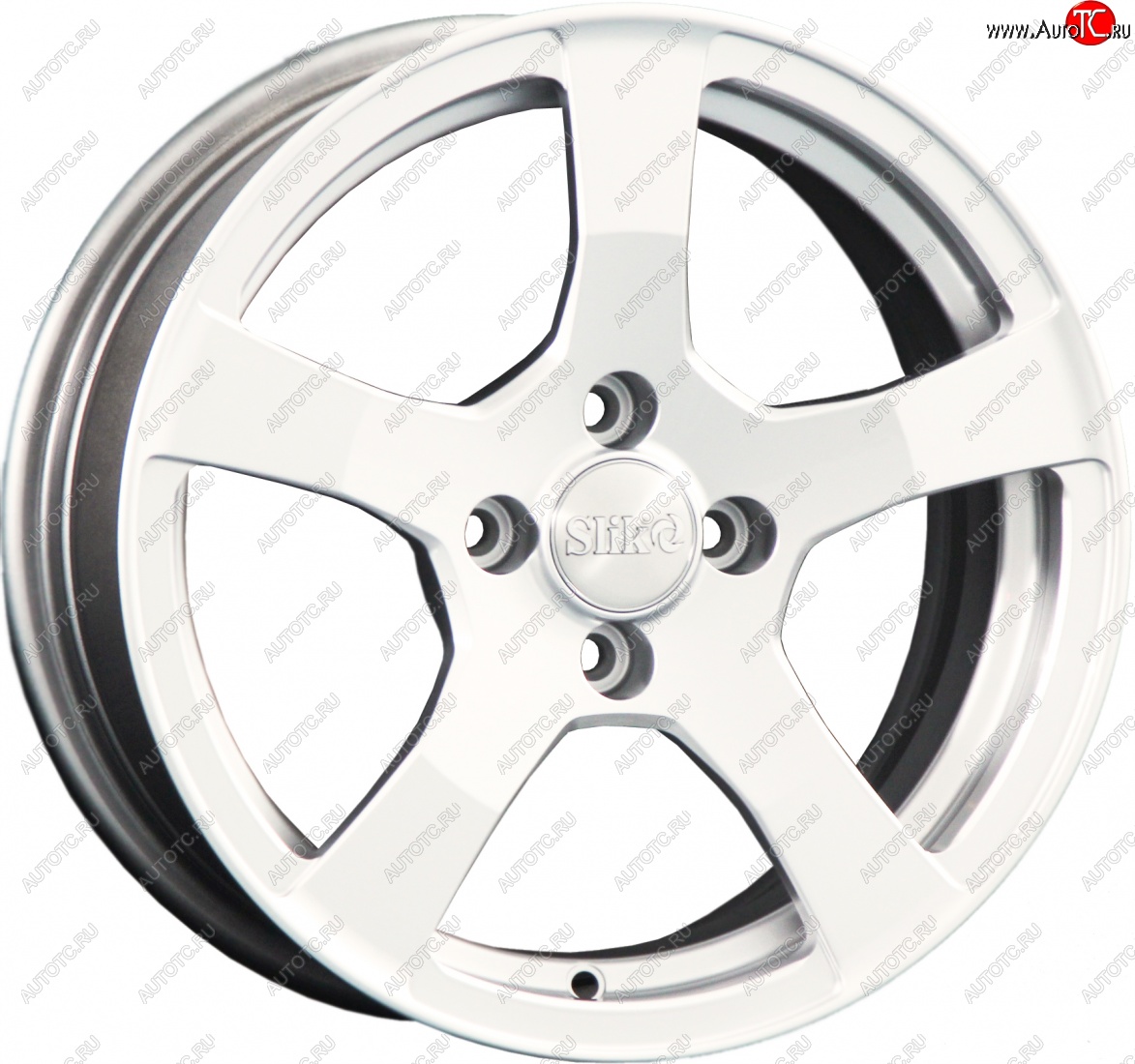 14 199 р. Кованый диск Slik Classik 6.5x15 (Белый)   (Цвет: Белый)  с доставкой в г. Чебоксары