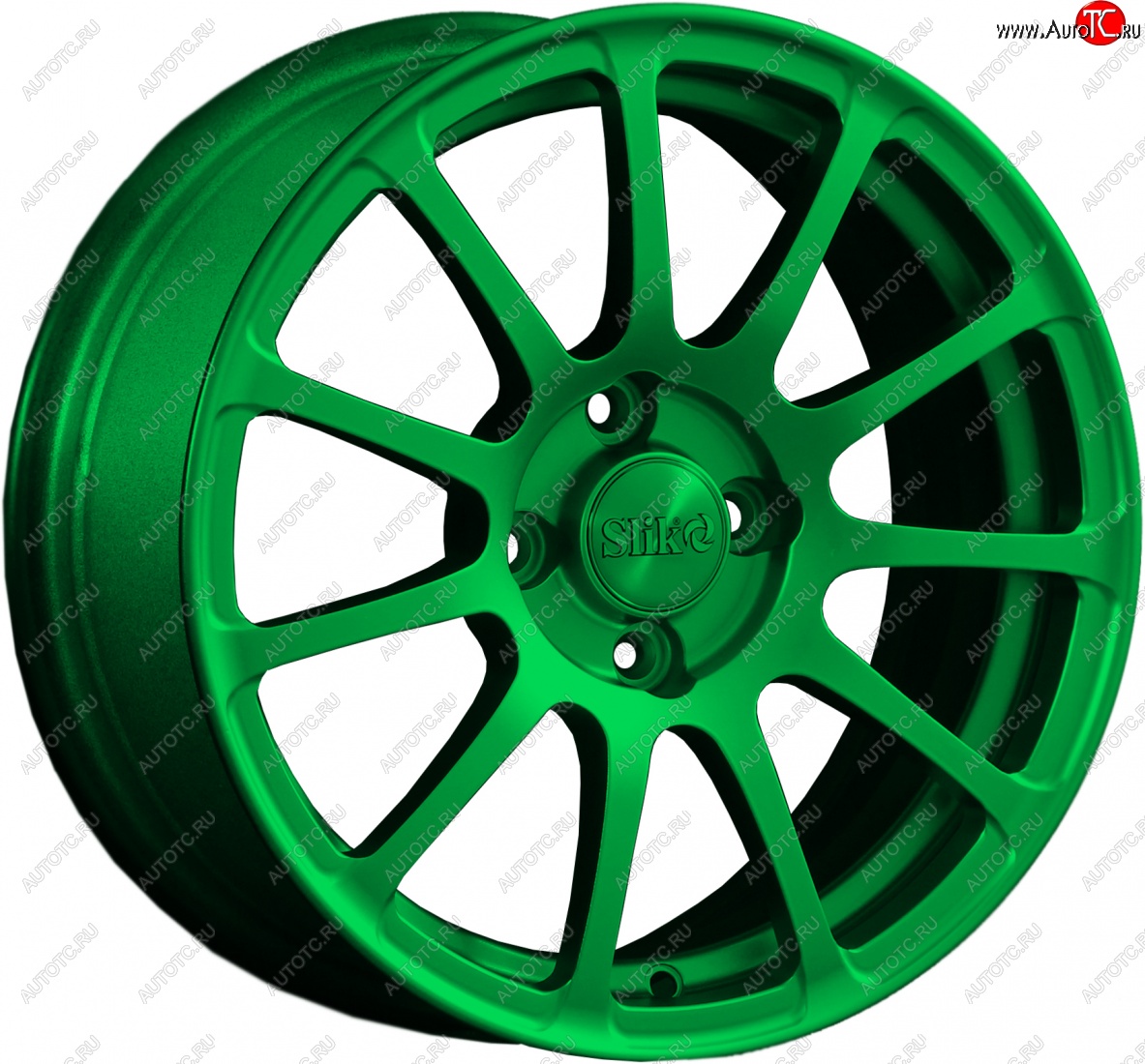 15 599 р. Кованый диск Slik Classik 6.5x15 (Зеленый)   (Цвет: Зеленый)  с доставкой в г. Чебоксары